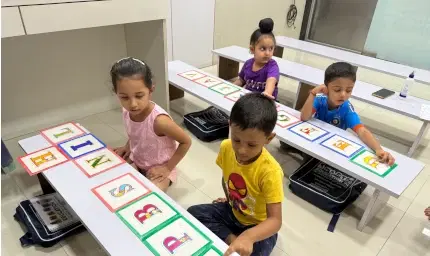 Reading fluency practice session with certified teacher